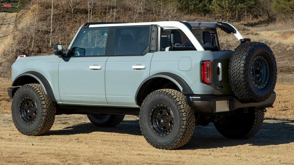 2021 Ford Bronco Hintere Viertelansicht