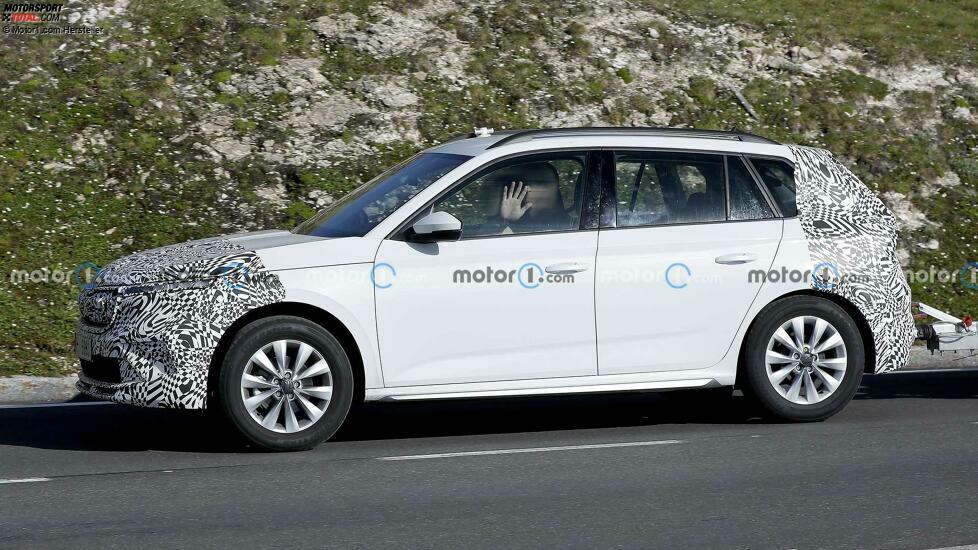 Skoda Kamiq (2022) mit Facelift als Erlkönig