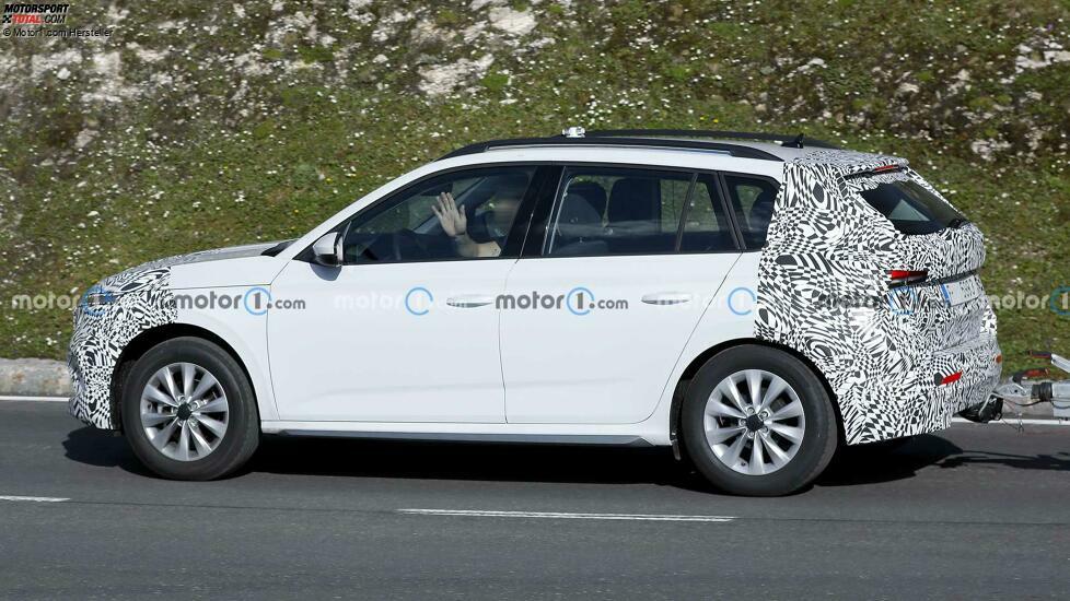 Skoda Kamiq (2022) mit Facelift als Erlkönig