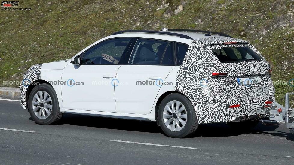 Skoda Kamiq (2022) mit Facelift als Erlkönig