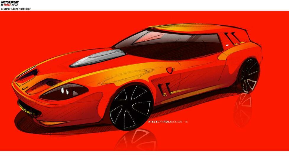 Ferrari Breadvan Hommage von Niels van Roij Design