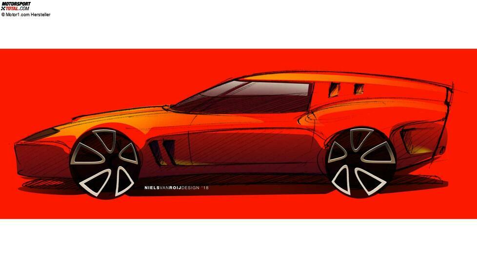 Ferrari Breadvan Hommage von Niels van Roij Design