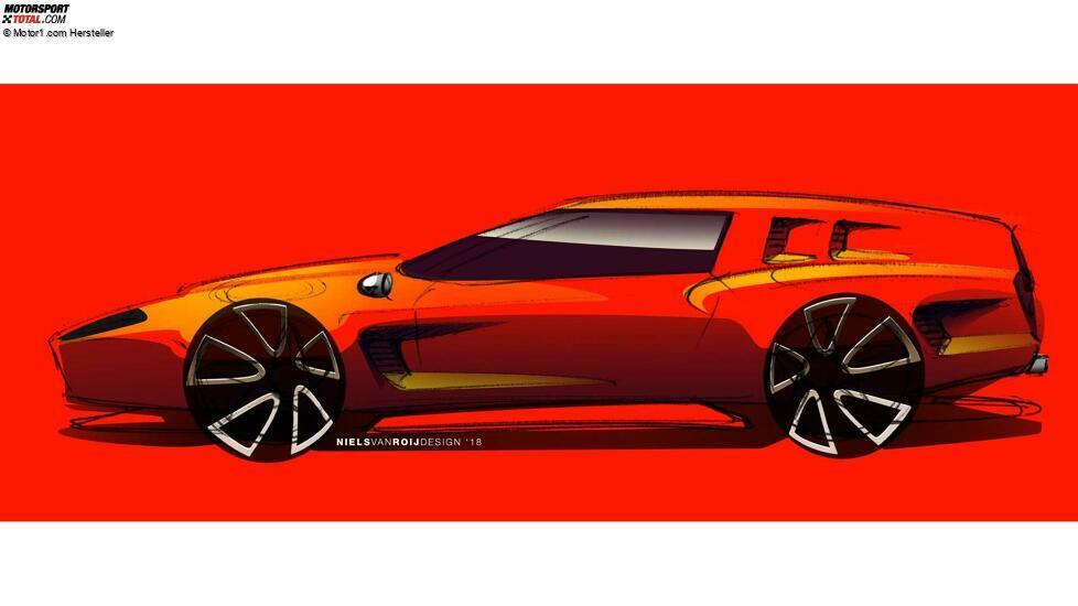 Ferrari Breadvan Hommage von Niels van Roij Design