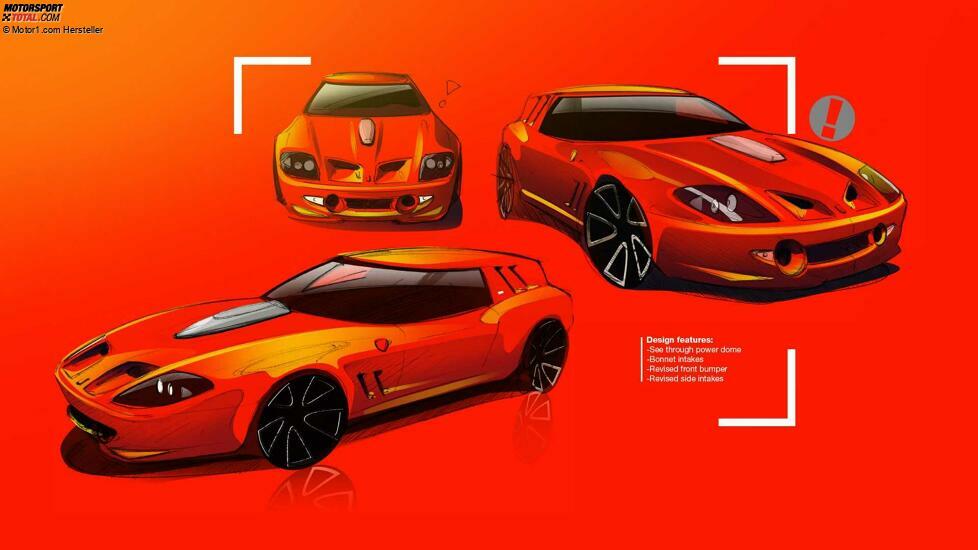 Ferrari Breadvan Hommage von Niels van Roij Design