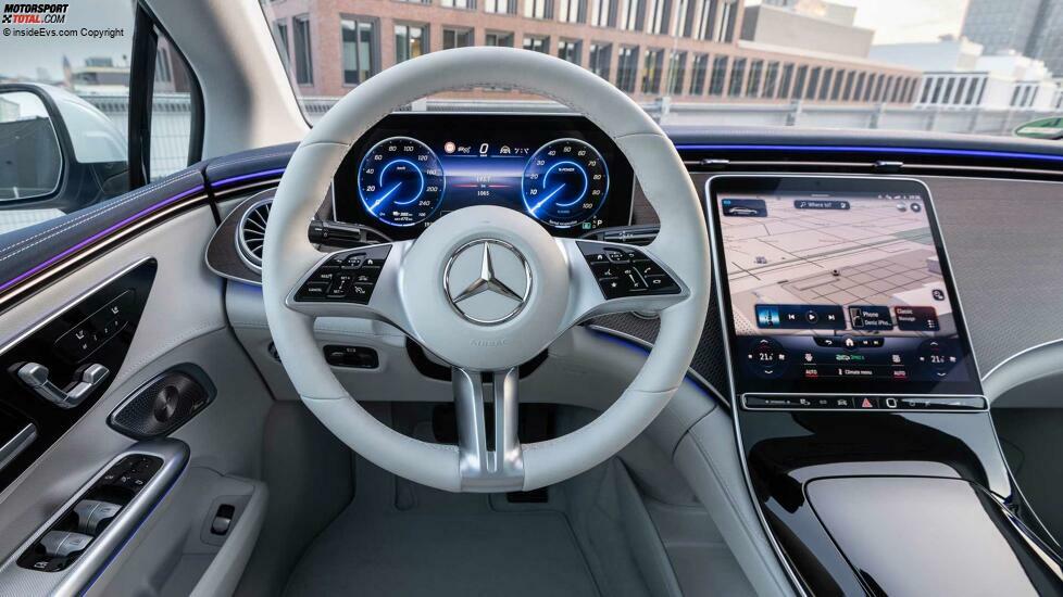 Mercedes EQE: Das Interieur (Bild: EQE 350+)