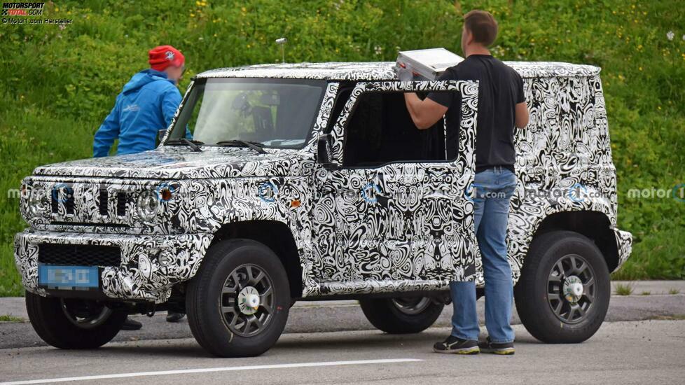 Suzuki Jimny Fünftürer (2023) als Erlkönig