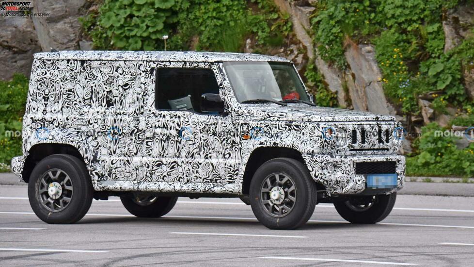 Suzuki Jimny Fünftürer (2023) als Erlkönig