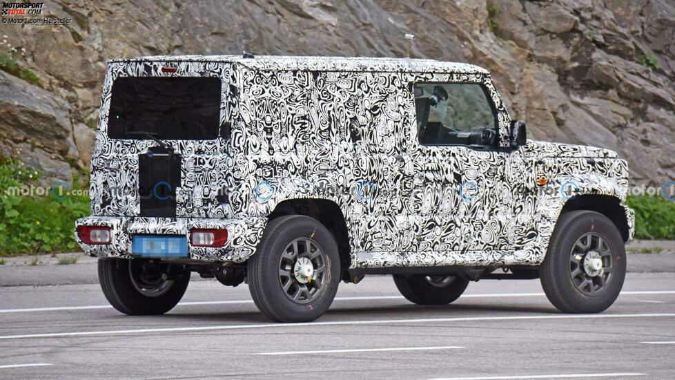 Suzuki Jimny Fünftürer (2023) als Erlkönig