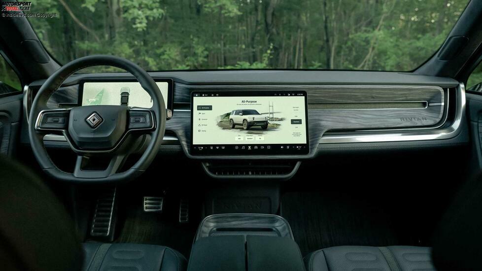 Rivian R1S: Das Armaturenbrett