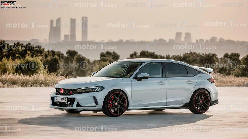 Honda Civic Type R (2022) als inoffizielles Rendering