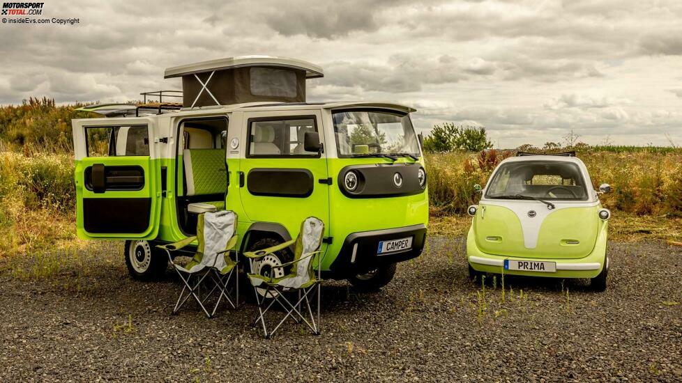 Electric Brands XBus Camper und Evetta