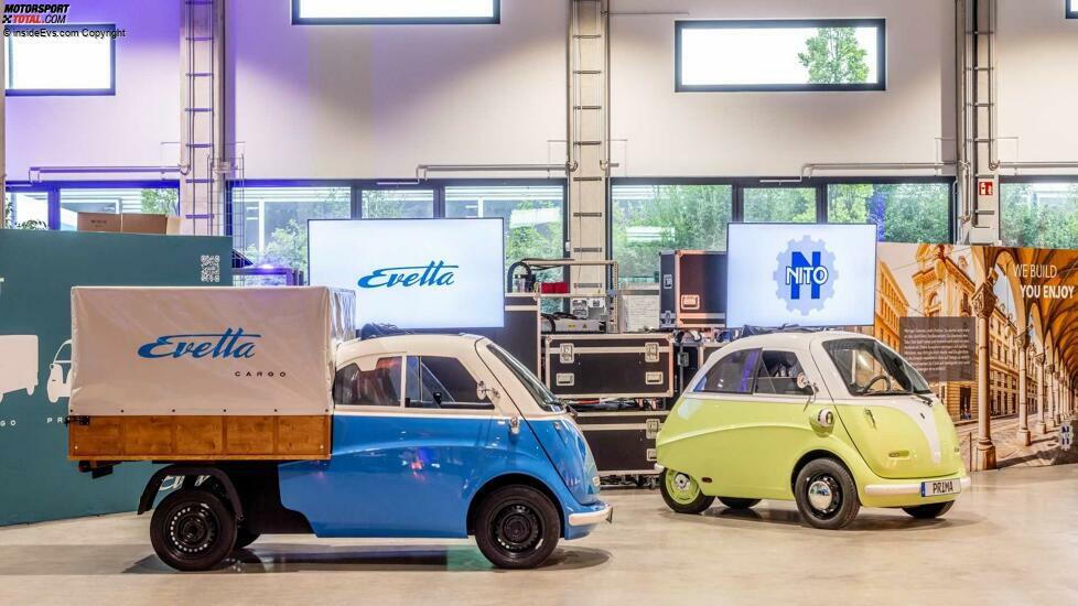 Evetta als Cargo- und als Passagierversion