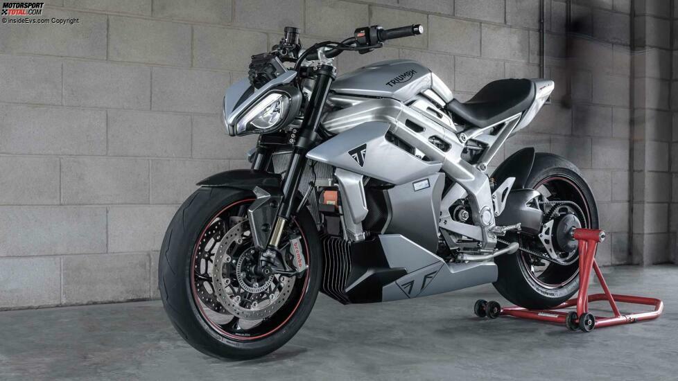 Triumph TE-1 - Tests auf der Rennstrecke