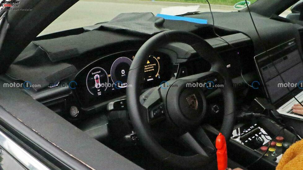 Porsche Macan EV Spionagefotos im Inneren