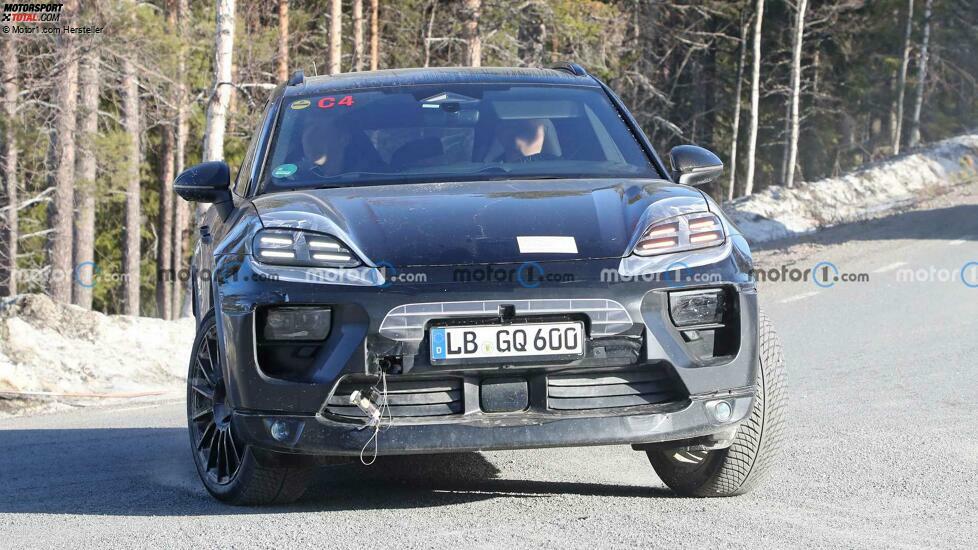 Porsche Macan EV Spy Fotos, Außenbereich