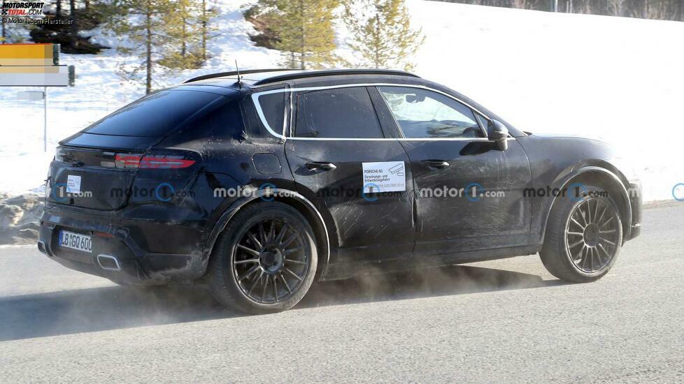 Porsche Macan EV Spy Fotos, Außenbereich