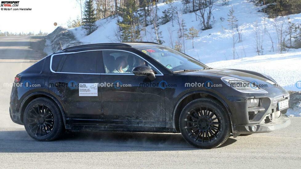 Porsche Macan EV Spy Fotos, Außenbereich