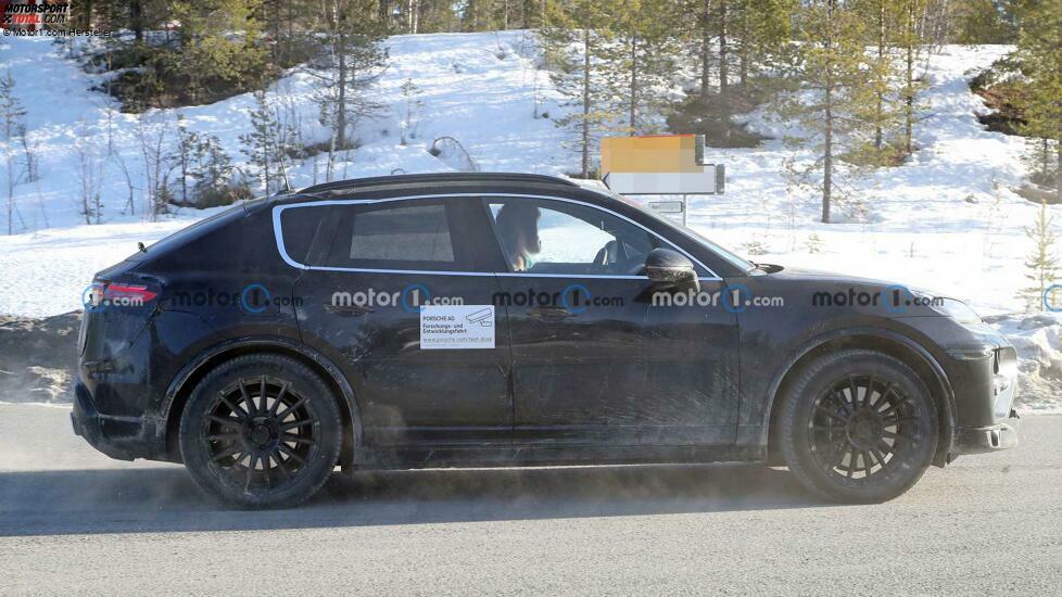 Porsche Macan EV Spy Fotos, Außenbereich