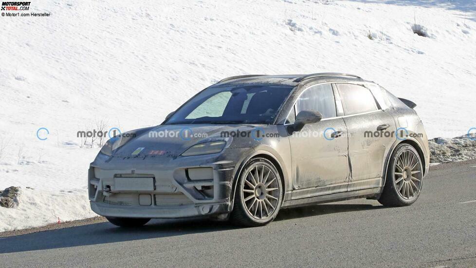 Porsche Macan EV Spy Fotos, Außenbereich