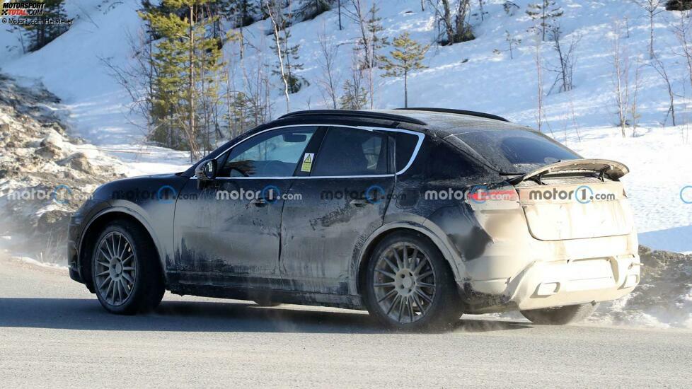 Porsche Macan EV Spy Fotos, Außenbereich