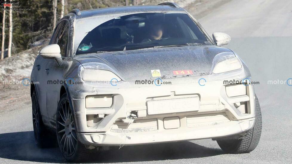 Porsche Macan EV Spy Fotos, Außenbereich