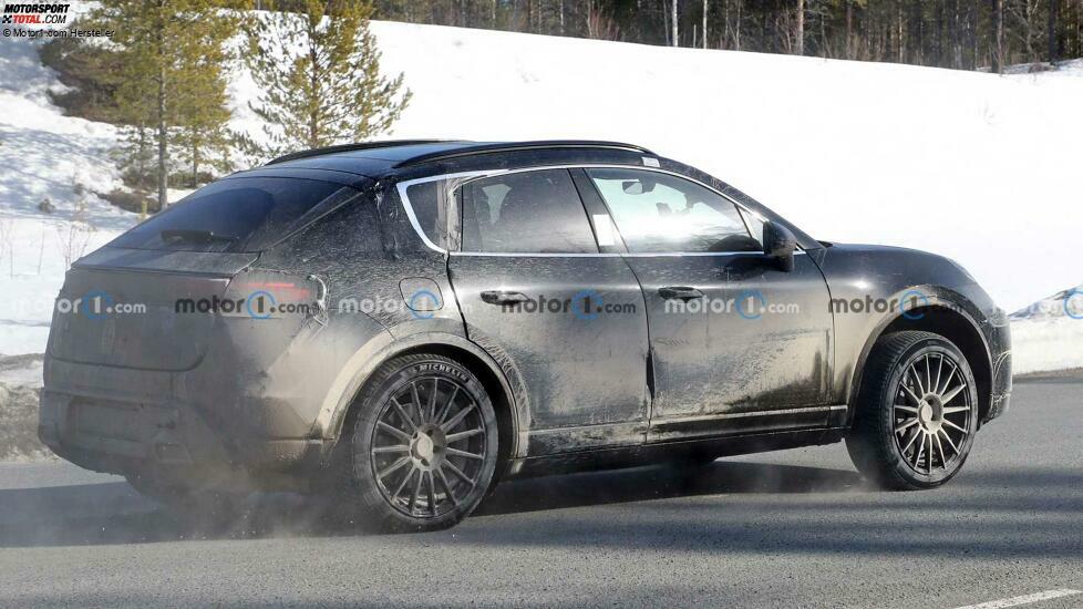 Porsche Macan EV Spy Fotos, Außenbereich
