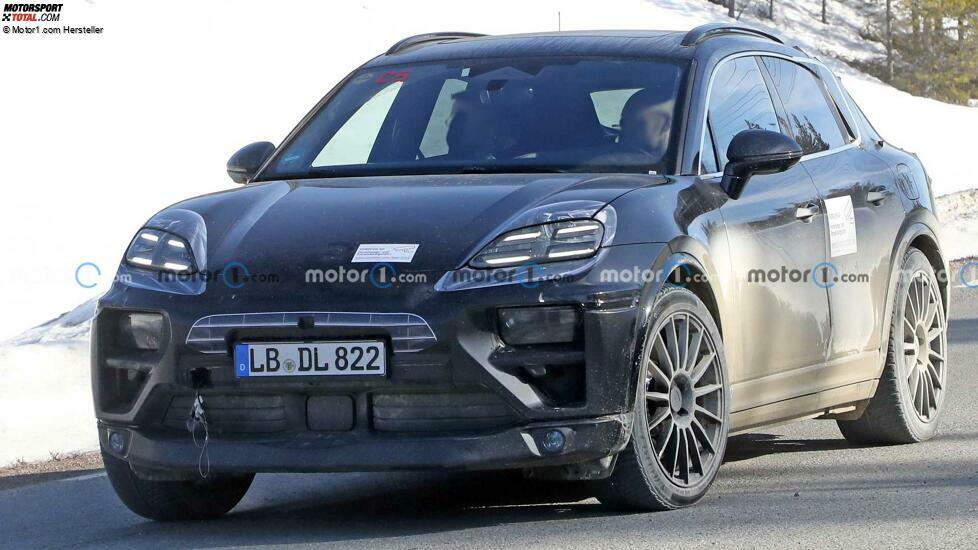 Porsche Macan EV Spy Fotos, Außenbereich