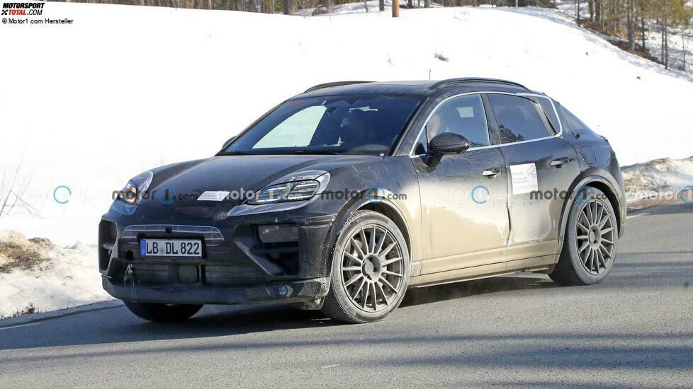 Porsche Macan EV Spy Fotos, Außenbereich