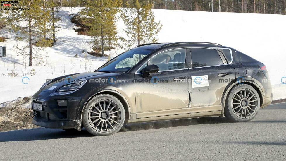 Porsche Macan EV Spy Fotos, Außenbereich