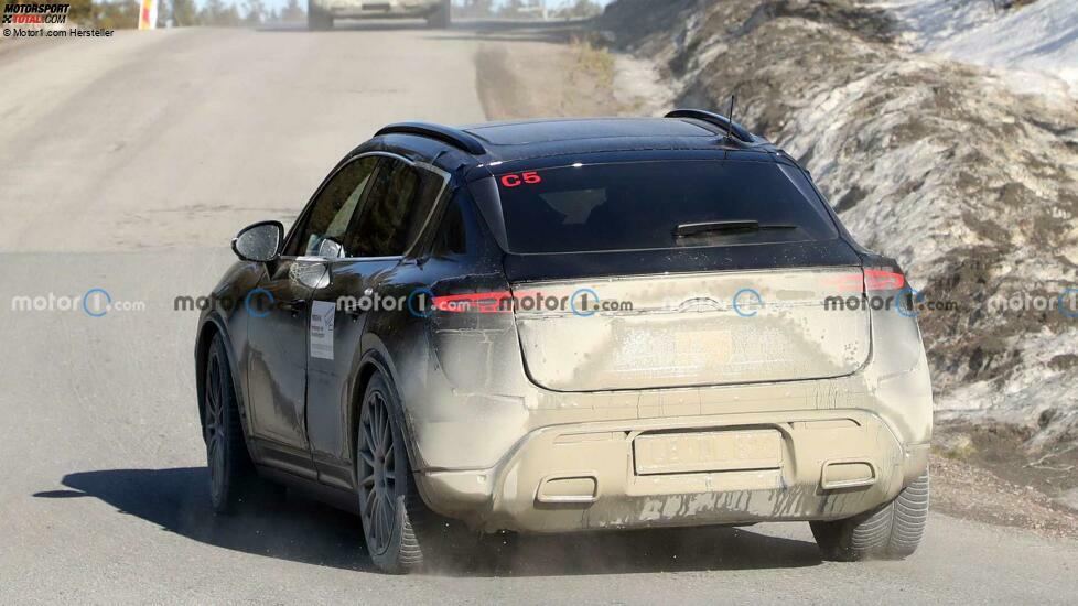 Porsche Macan EV Spy Fotos, Außenbereich