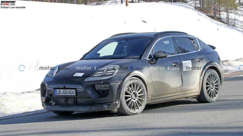 Porsche Macan EV Spy Fotos, Außenbereich