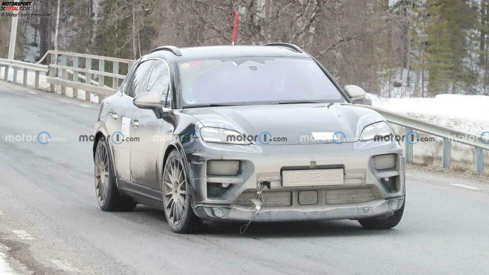 Porsche Macan EV Spy Fotos, Außenbereich