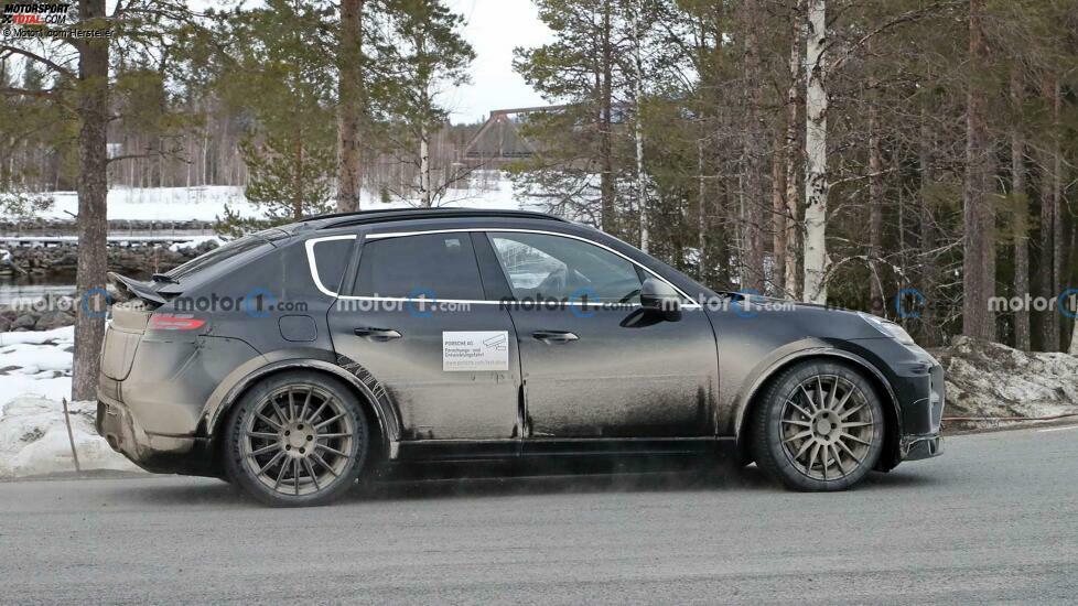 Porsche Macan EV Spy Fotos, Außenbereich