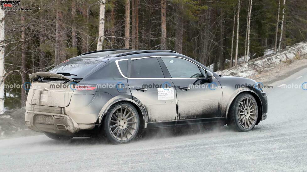 Porsche Macan EV Spy Fotos, Außenbereich