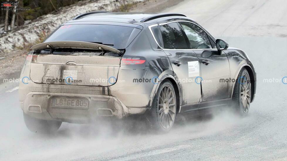Porsche Macan EV Spy Fotos, Außenbereich