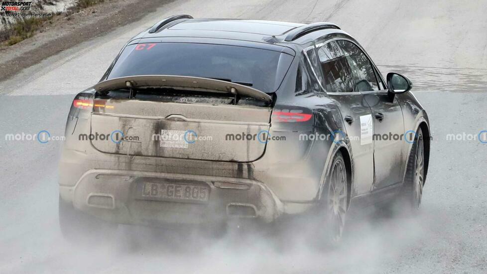 Porsche Macan EV Spy Fotos, Außenbereich