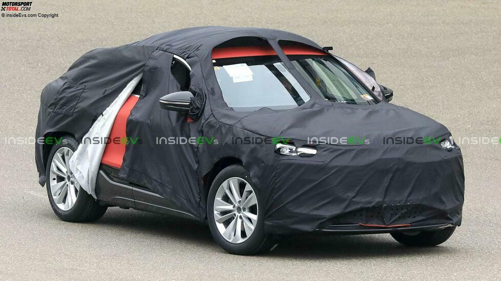 Audi Q6 e-tron Sportback (2023) auf ersten Erlkönigfotos