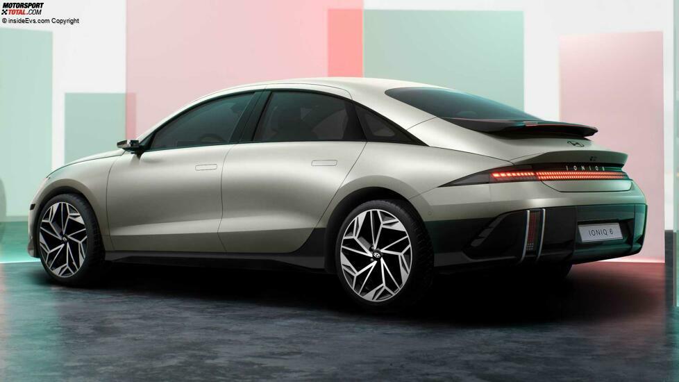 Hyundai Ioniq 6 (2023) auf ersten offiziellen Bildern