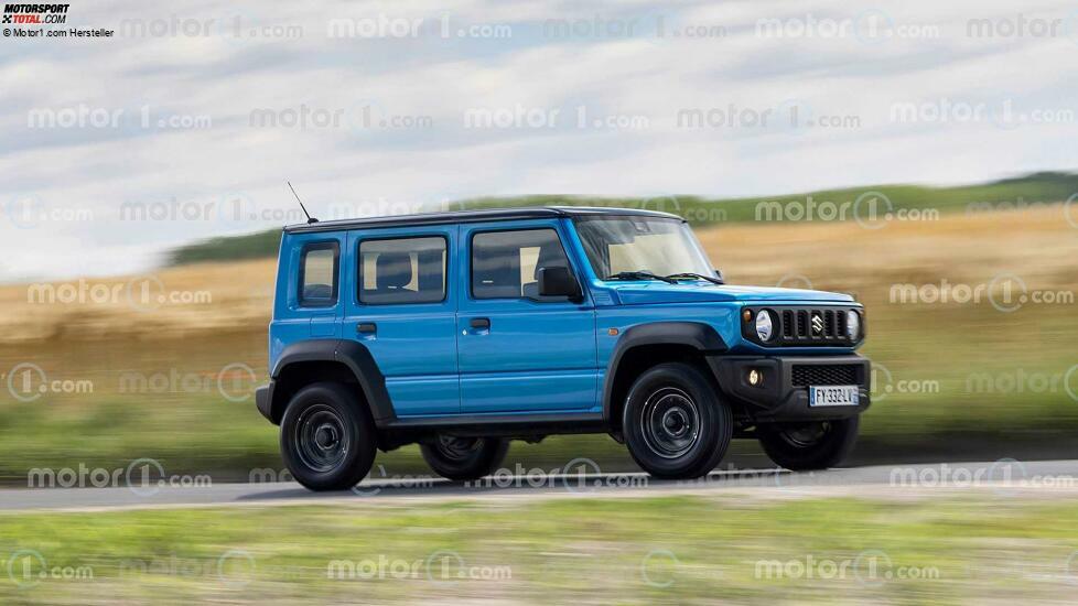 Suzuki Jimny 5 porte, il render di Motor1.com