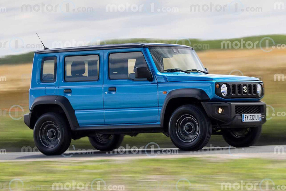 Mit unserem Rendering nehmen wir den mit Spannung erwarteten fünftürigen Suzuki Jimny mit langem Radstand vorweg: Er dürfte noch 2022 kommen