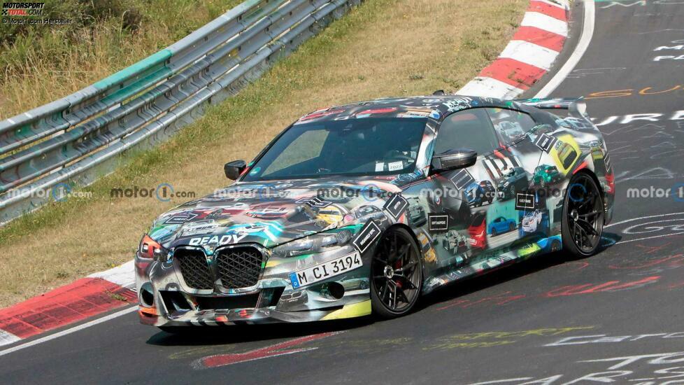 BMW 3.0 CSL (2023) auf neuen Erlkönigbildern vom Nürburgring