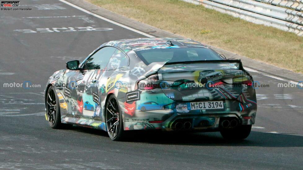 BMW 3.0 CSL (2023) auf neuen Erlkönigbildern vom Nürburgring