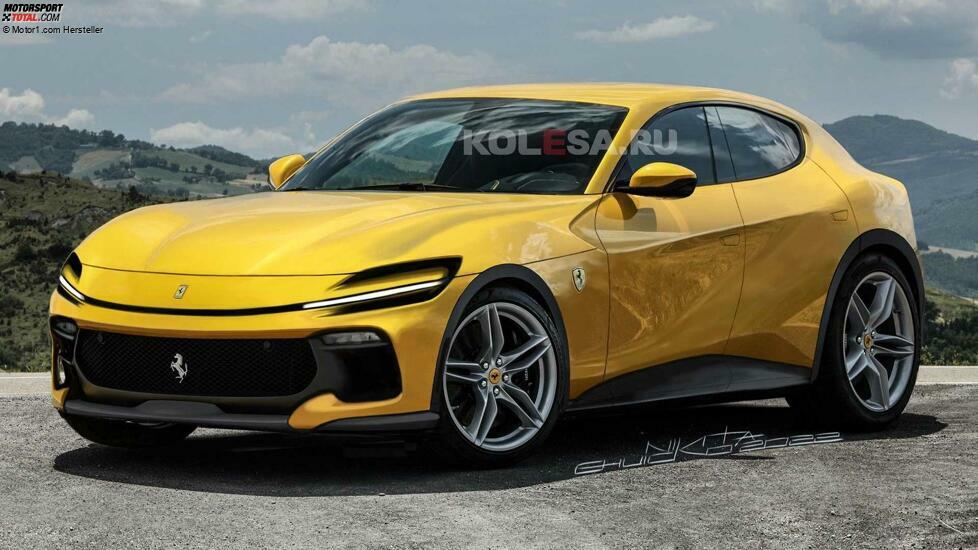 2023 Ferrari Purosangue neues Rendering