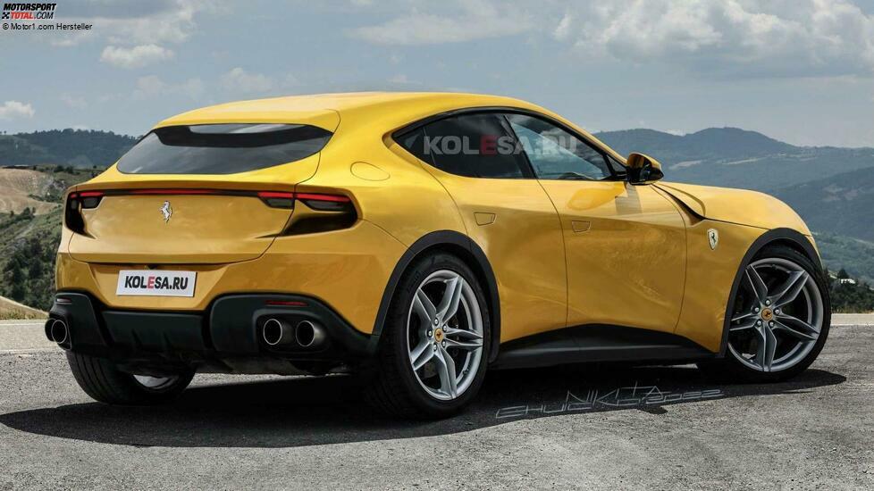 2023 Ferrari Purosangue neues Rendering