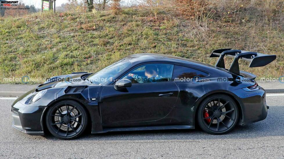 2023 Porsche 911 GT3 RS Seitenansicht Spion Foto
