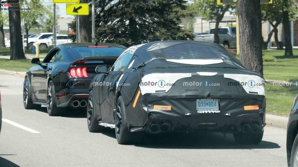 2024 Ford Mustang Mach 1 Spy-Foto, Rückansicht