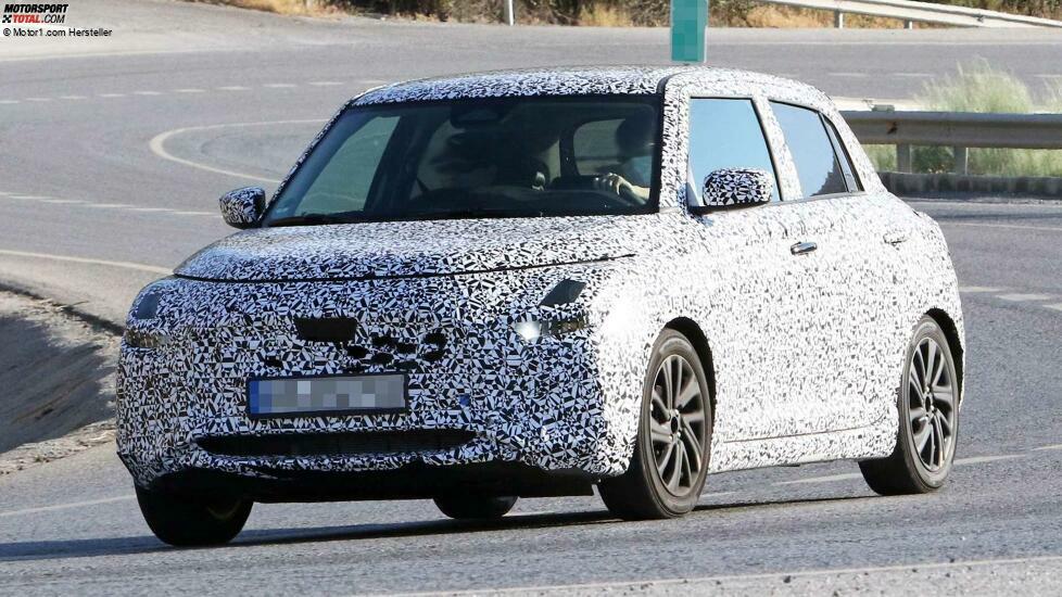 Suzuki Swift (2024) erste Erlkönig-Aufnahmen