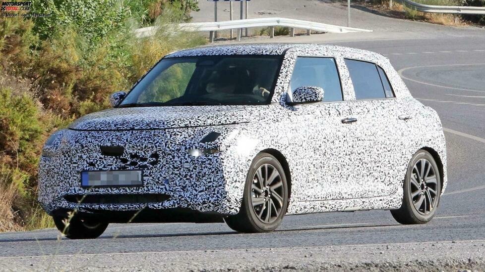 Suzuki Swift (2024) erste Erlkönig-Aufnahmen