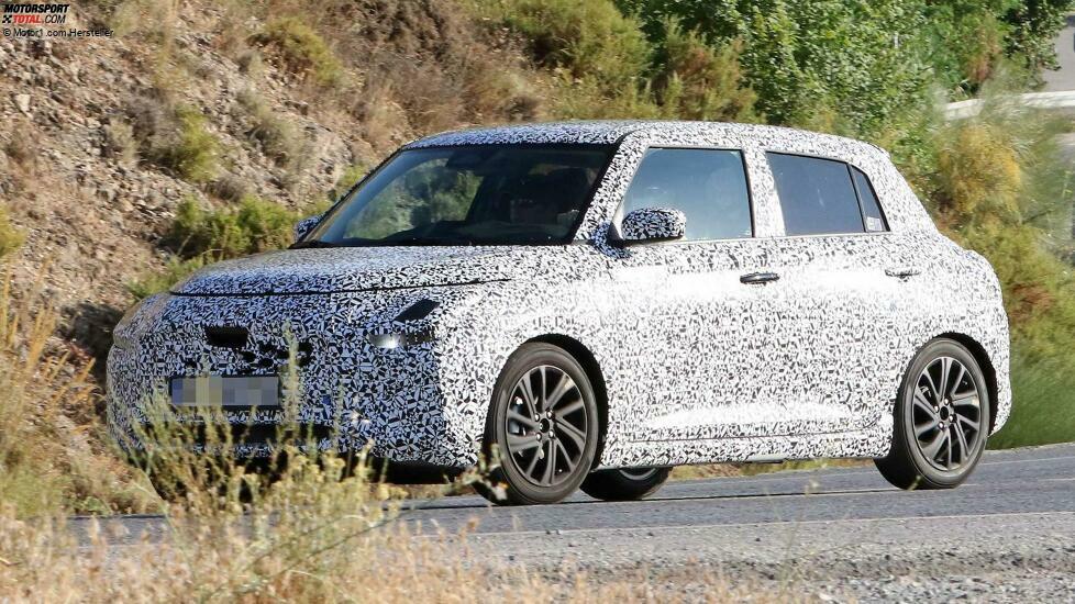 Suzuki Swift (2024) erste Erlkönig-Aufnahmen