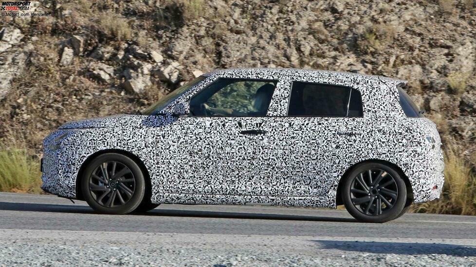 Suzuki Swift (2024) erste Erlkönig-Aufnahmen